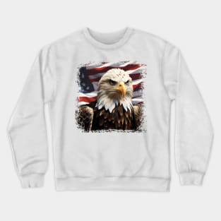 white-headed eagle 1 Crewneck Sweatshirt